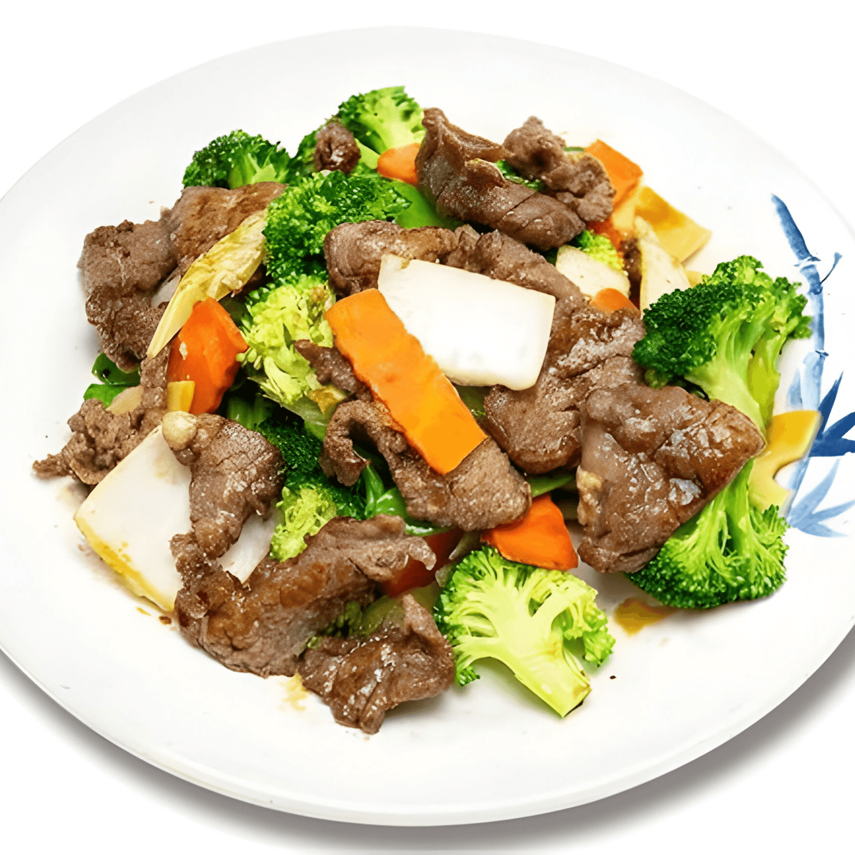 Beef with mixed vegetable.