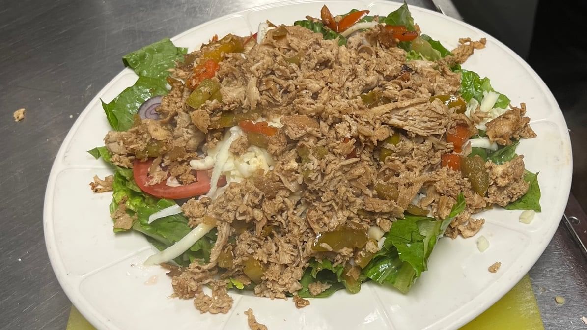 Chicken Steak Salad.