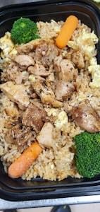 Grilled Chicken Over Jasmine Rice.