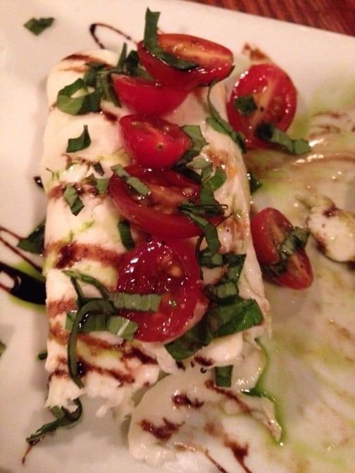Mozzarella Caprese.