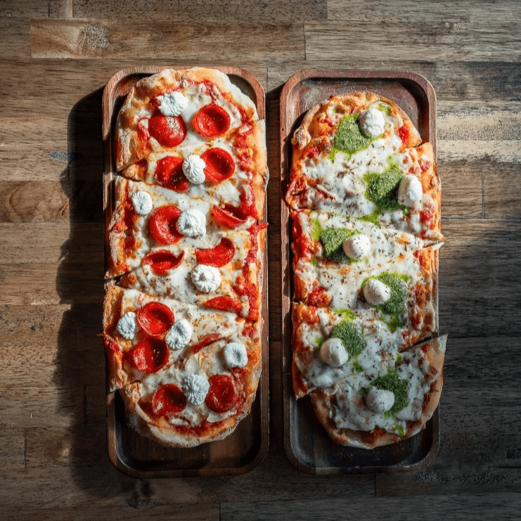 Sweet Heat Pepperoni Pinsa.