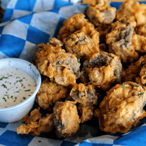Fried Mushrooms.