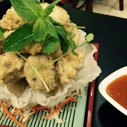 A10. Crispy Seasoning Oyster Mushroom.
