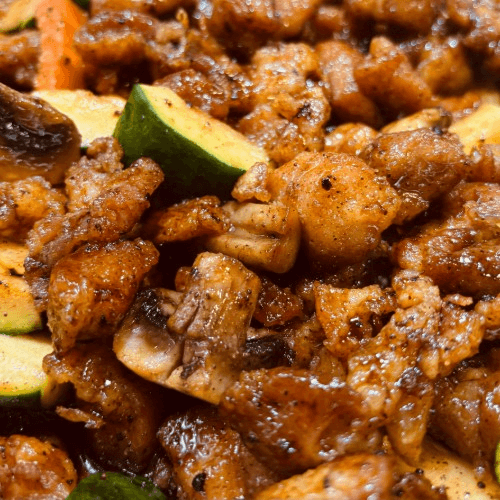 C27. Black Bean Chicken.