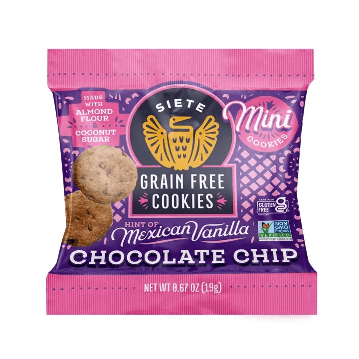 Siete Mini Mexican Chocolate Chip Cookies.