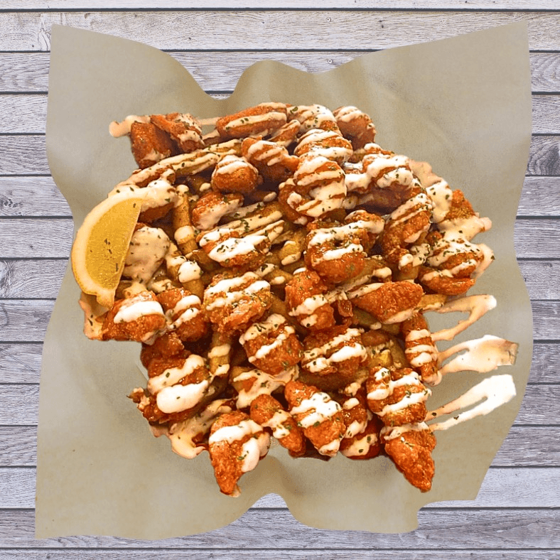 Buffalo Ranch Catfish Nuggets & Shrimp Combo.