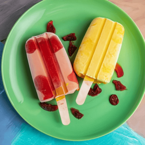 Fruit Popsicles.