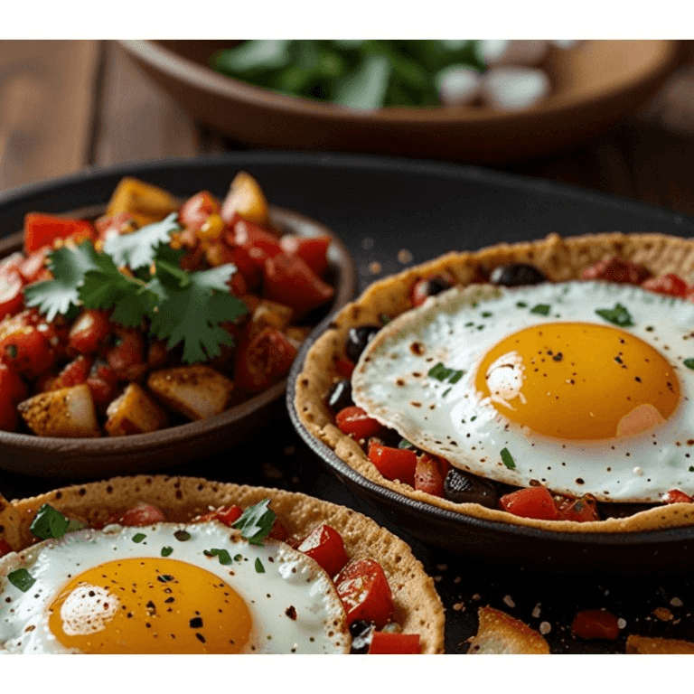 Huevos Con Chorizo Lunch.