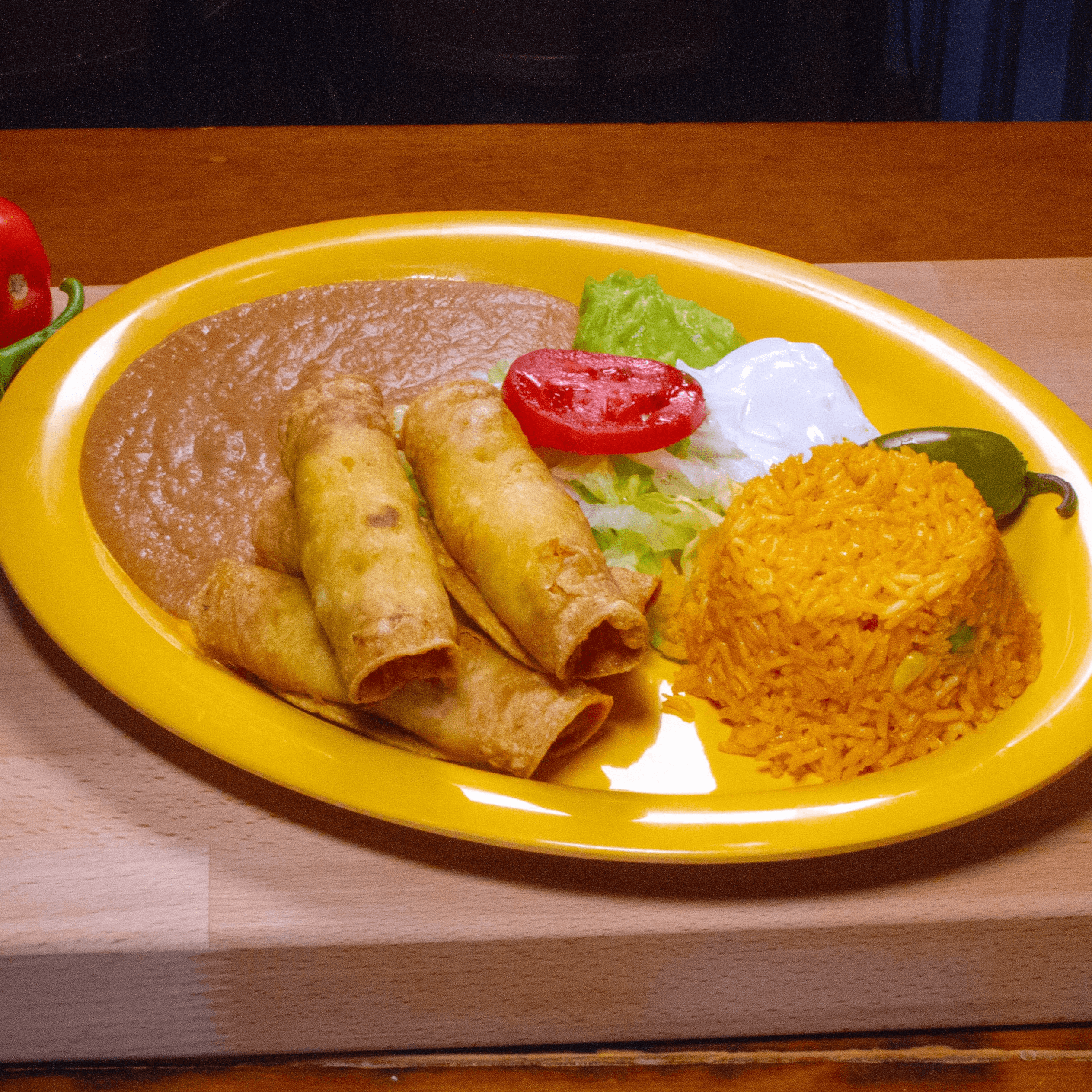 Flautas de Pollo.