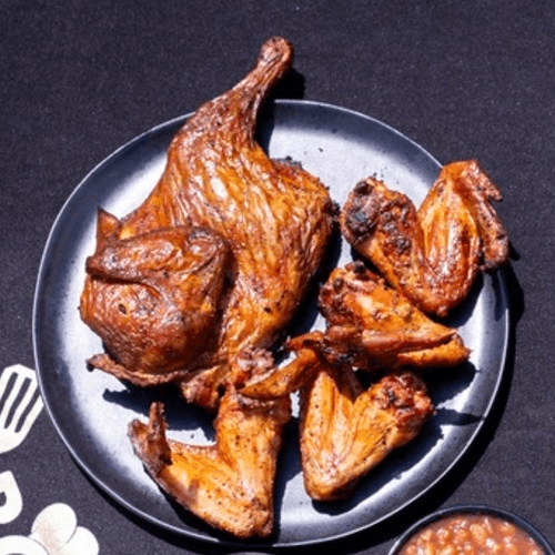 1/4 BBQ Chicken Basket.