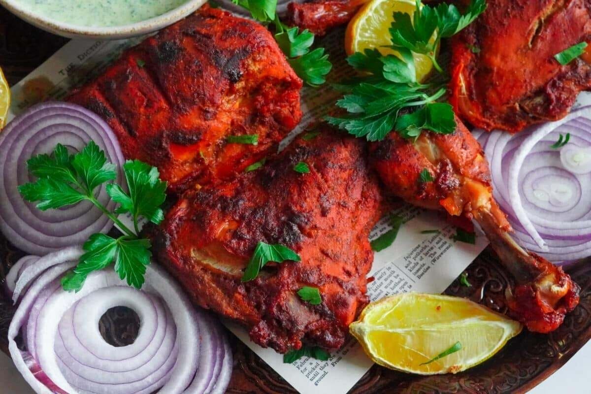 Tradition Tandoori Chicken.