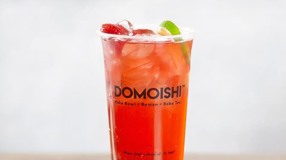 Rose yogurt green tea.