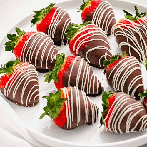 6 Chocolate Dipped Strawberry