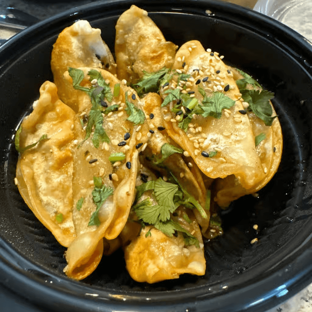 Gyozas.