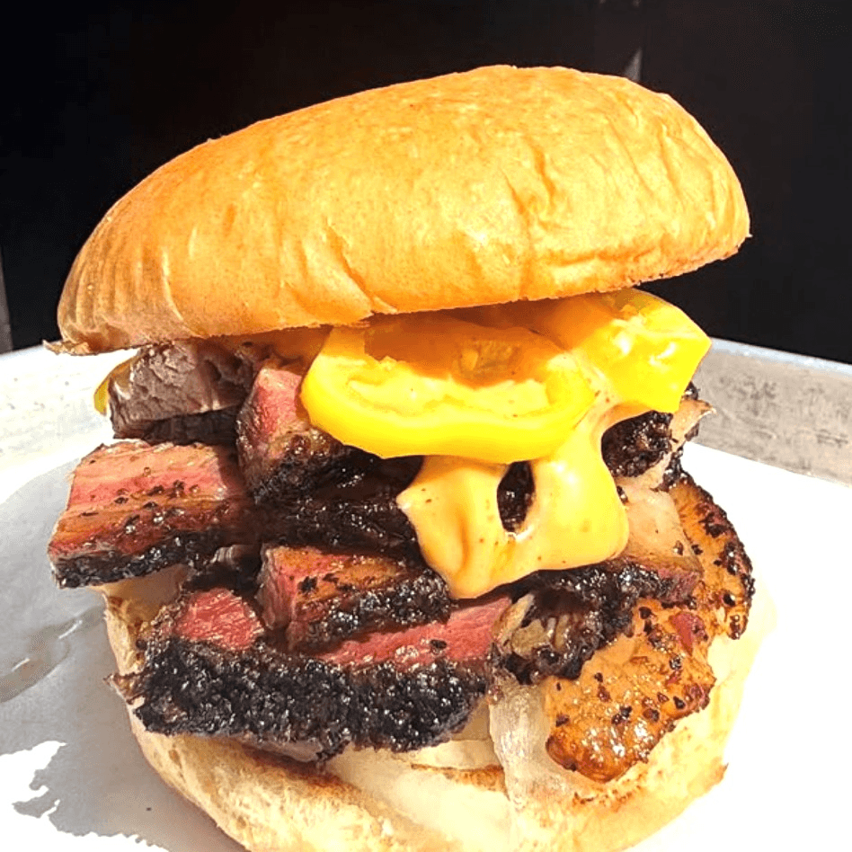 Cheesey Brisket.