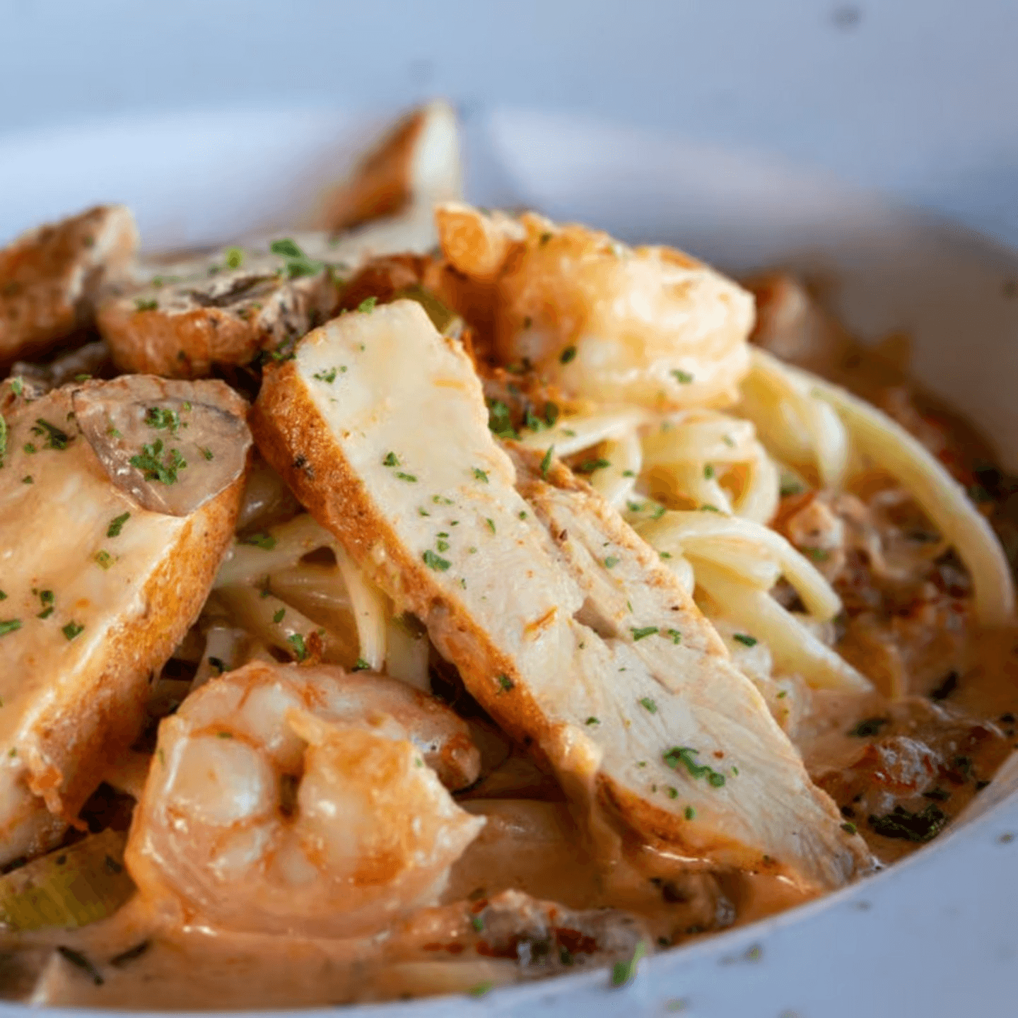 Dive into Bayou Bliss with Our Bayou Pasta!
