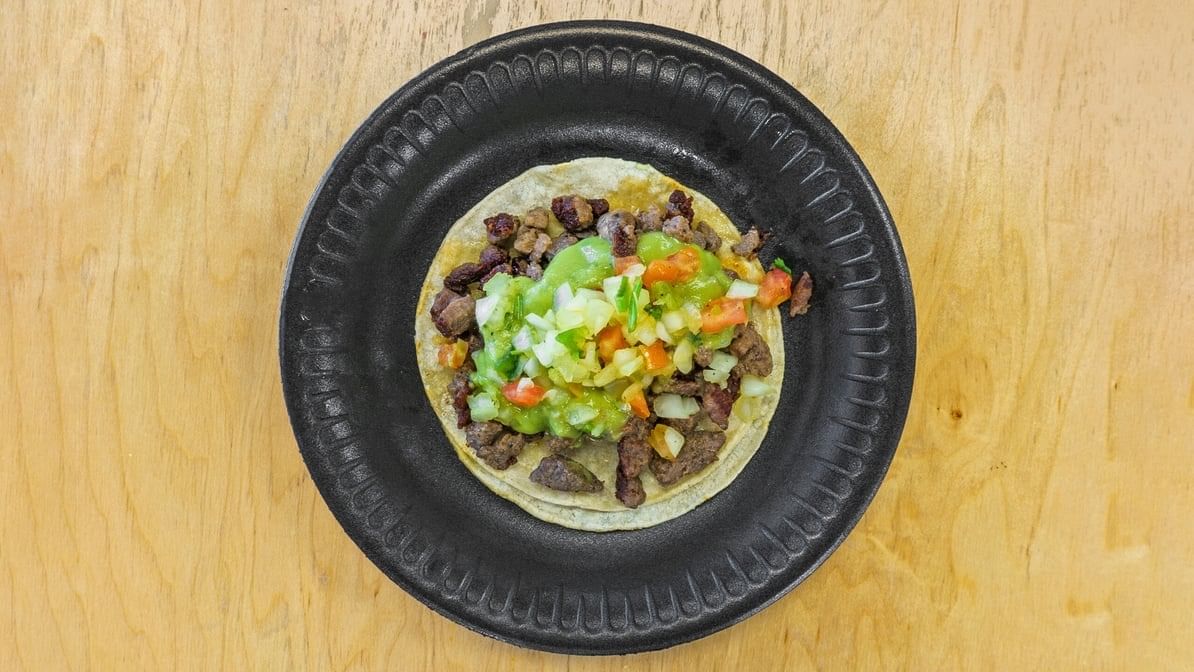 (1) Carne Asada Taco.
