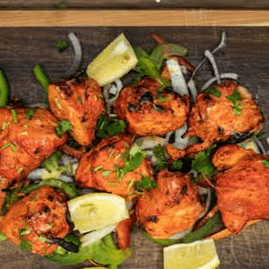 Chicken tikka.