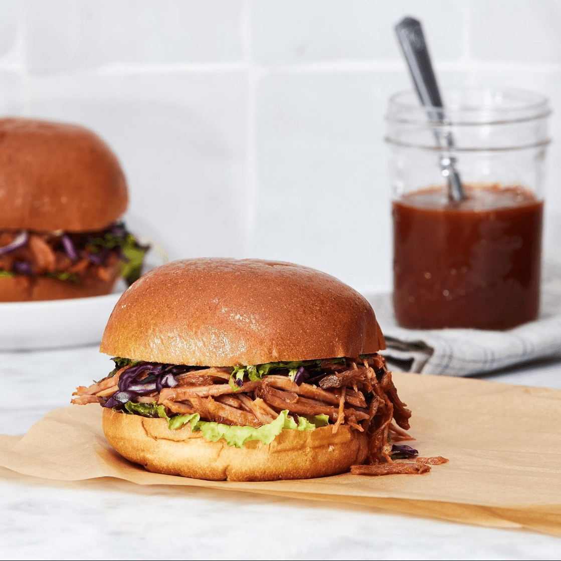 Pulled Pork Sandwich.