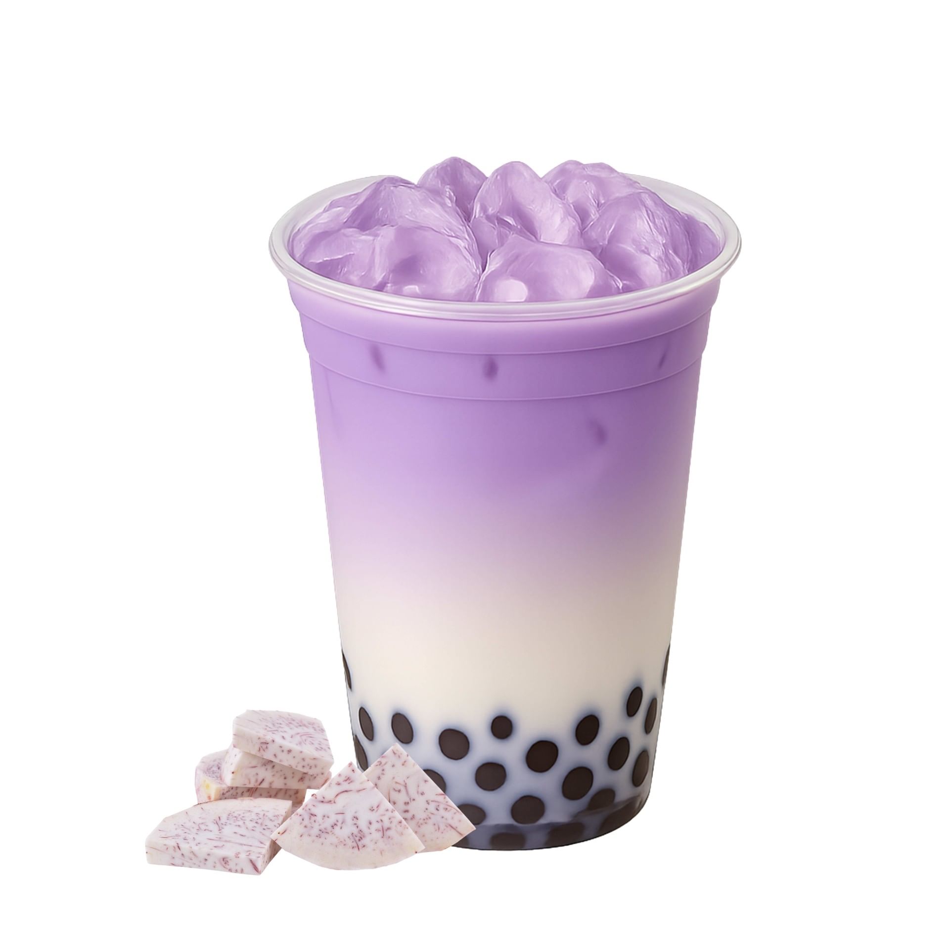 Taro Creamy Tea Latte (Cold) 芋头拿铁.
