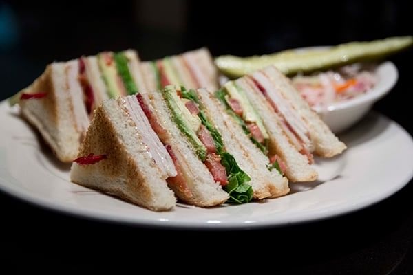 Turkey Club Sandwich.