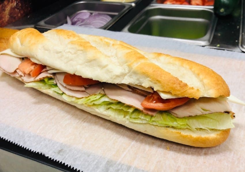 Turkey & cheese sub.