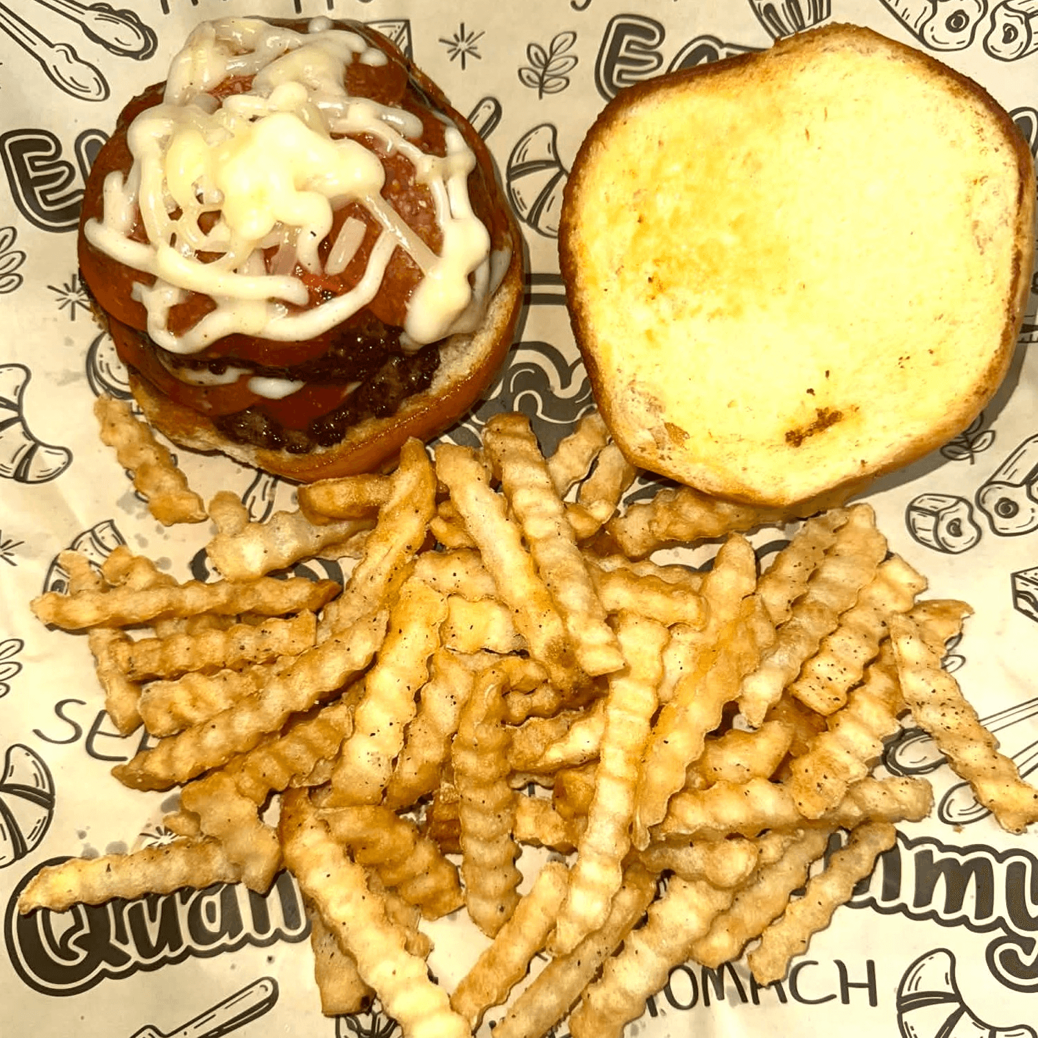 Pepperoni Pizza Burger.