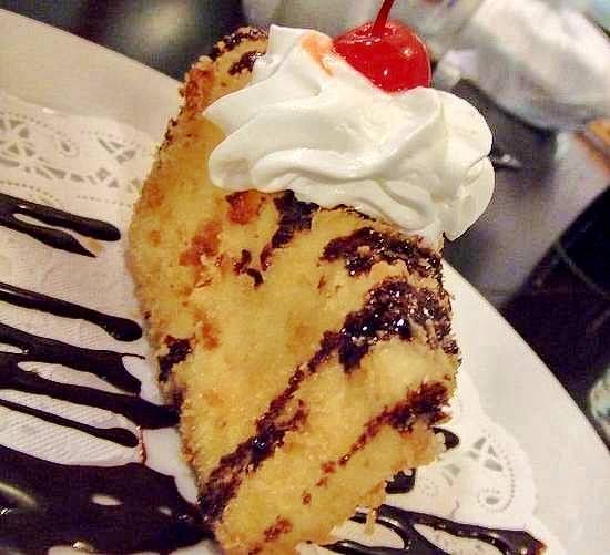 Tempura cheesecake.