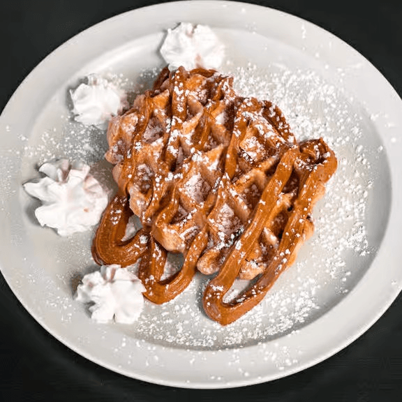 Speculoos and Berries Waffle.