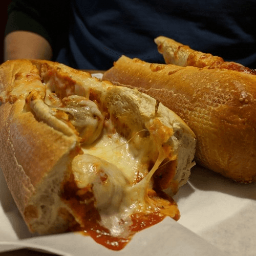 Meatball Parmigiana Sub