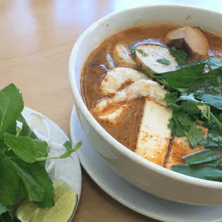 N8. Rice Vermicelli Soup with Fermented Tofu.