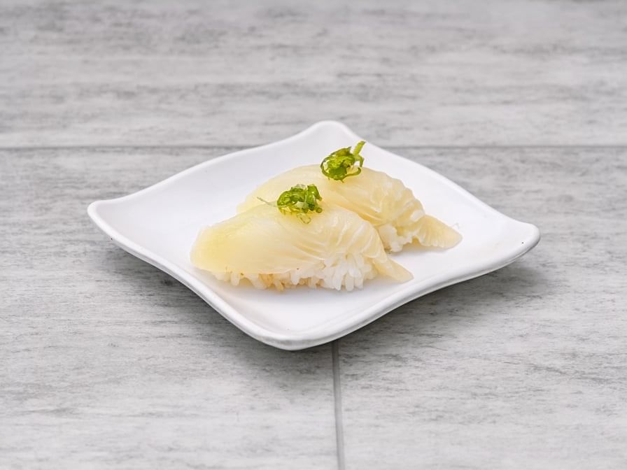Halibut Sushi.