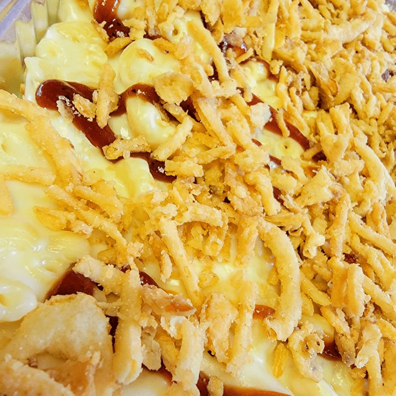 Pulled Pork Mac & Cheese.