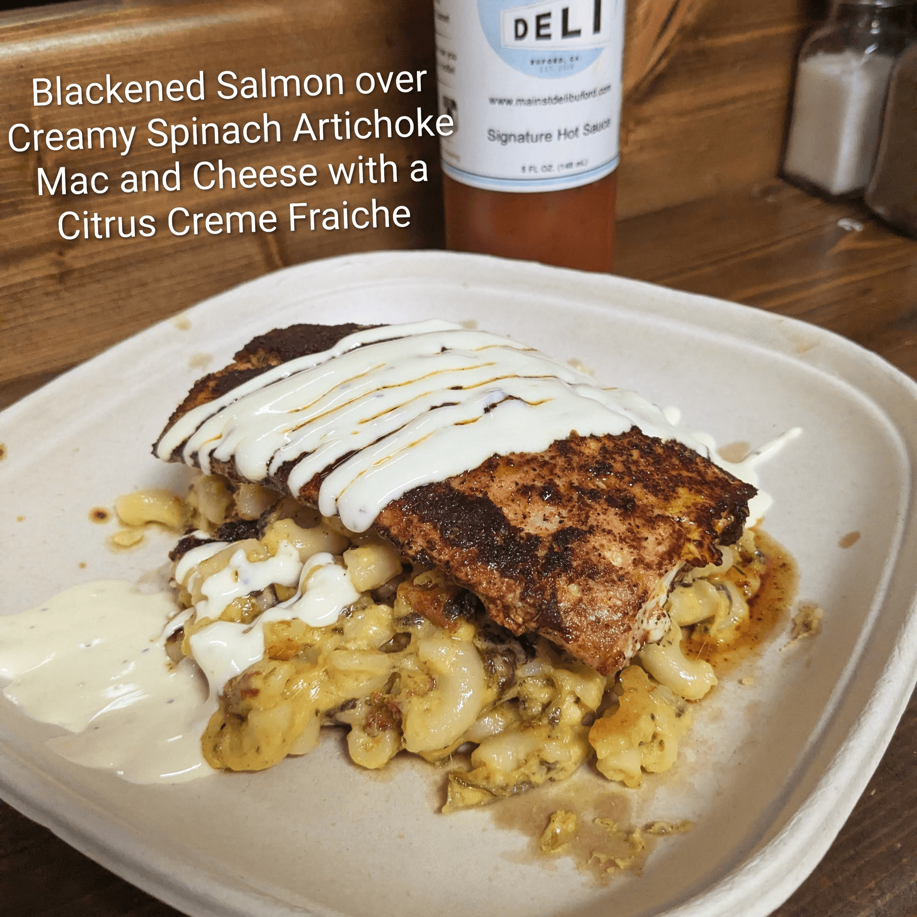 Blackened Salmon Filet.