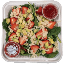 Strawberry Spinach Salad.