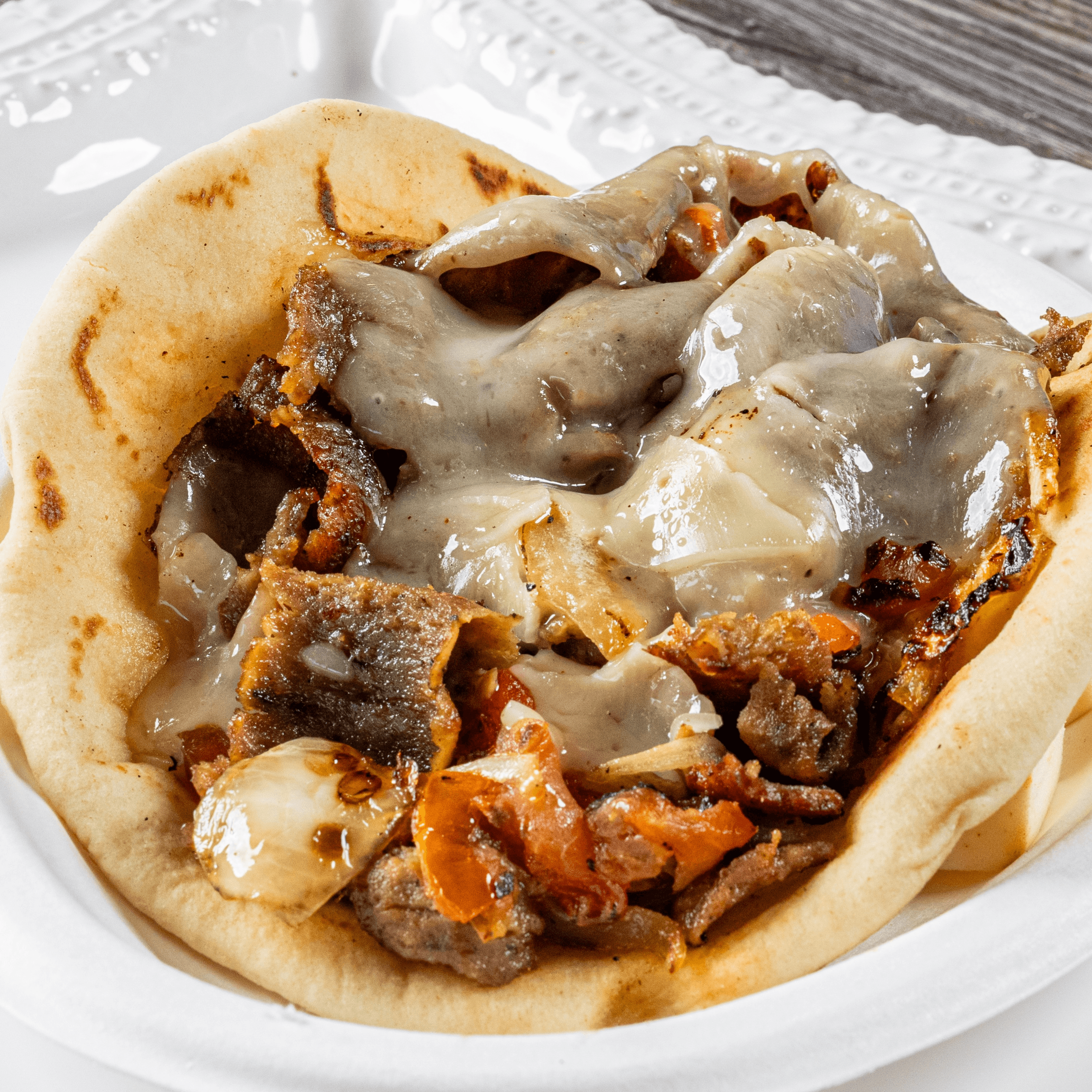 Chicago Style Gyro Pita.