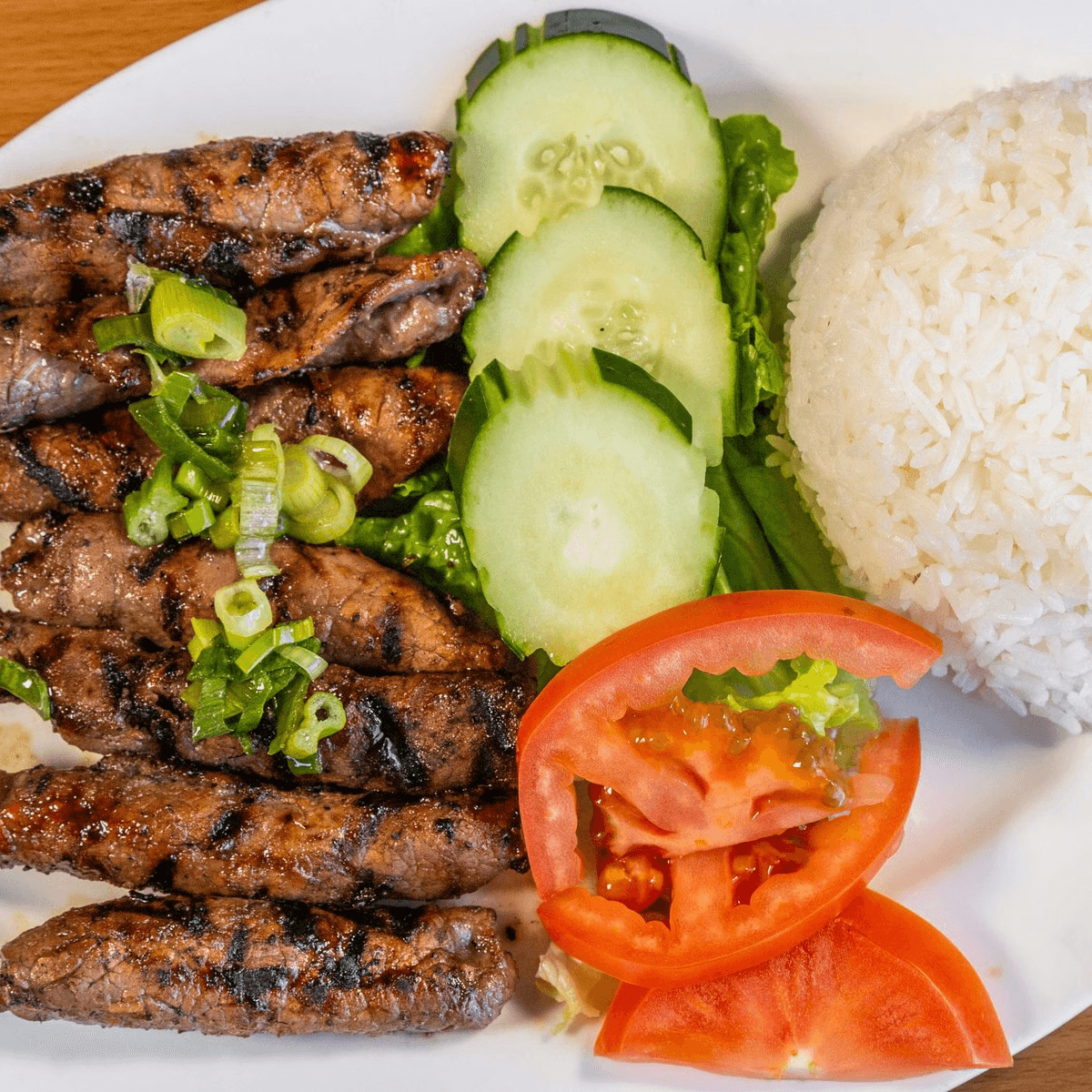 Com - Rice Plate / Choose One Protein.