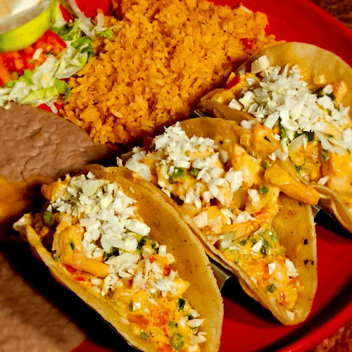 Shrimp Tacos.