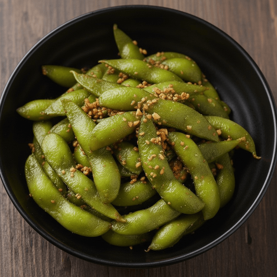 Garlic Edamame.