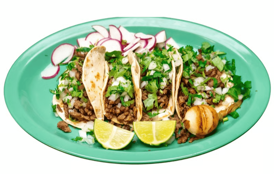 Tacos (4) De Harina (Flour Tortillas).