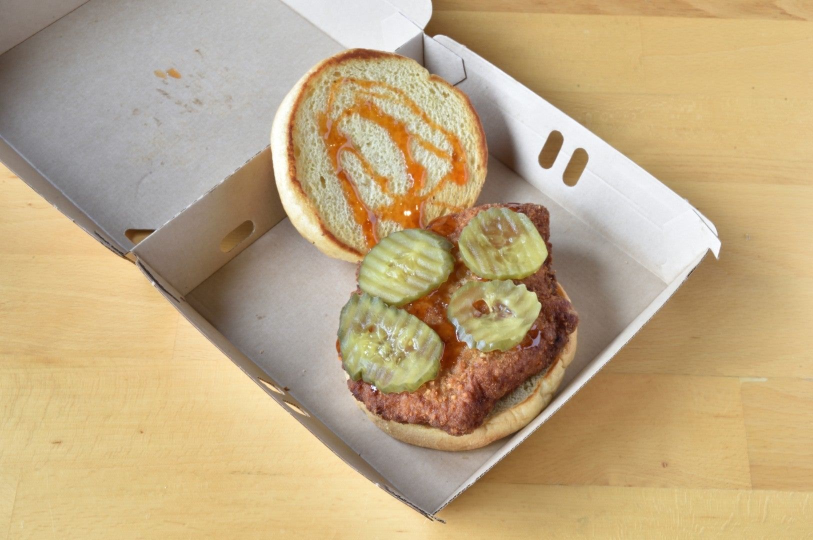 Sierra Summit Honey Spice Chicken Sandwich.