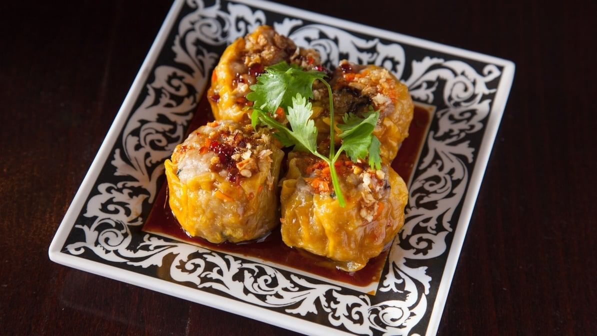 Kanom Jeeb - Thai Dim Sum.