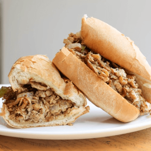 Chicken Cheesesteak Sub.