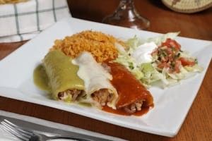 Enchiladas Bandera.