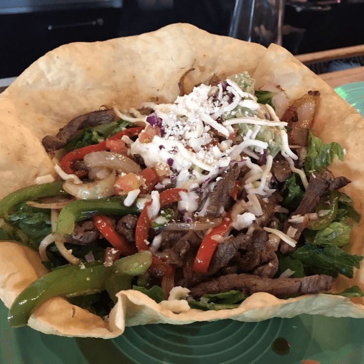 Fajita Salad.