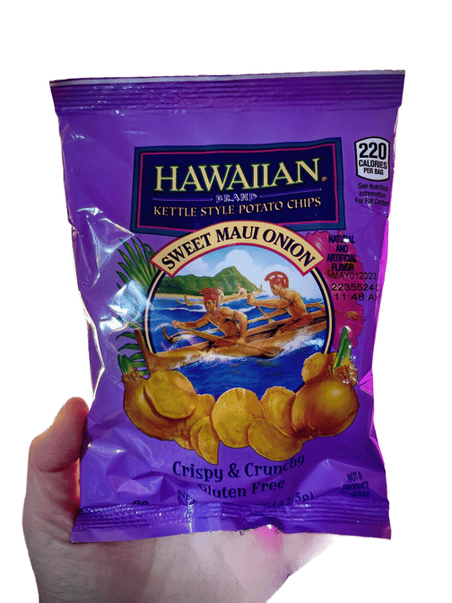 The Hawaiian Kettle Style Potato Chips.