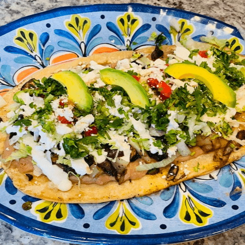 Grilled Nopales Huarache 