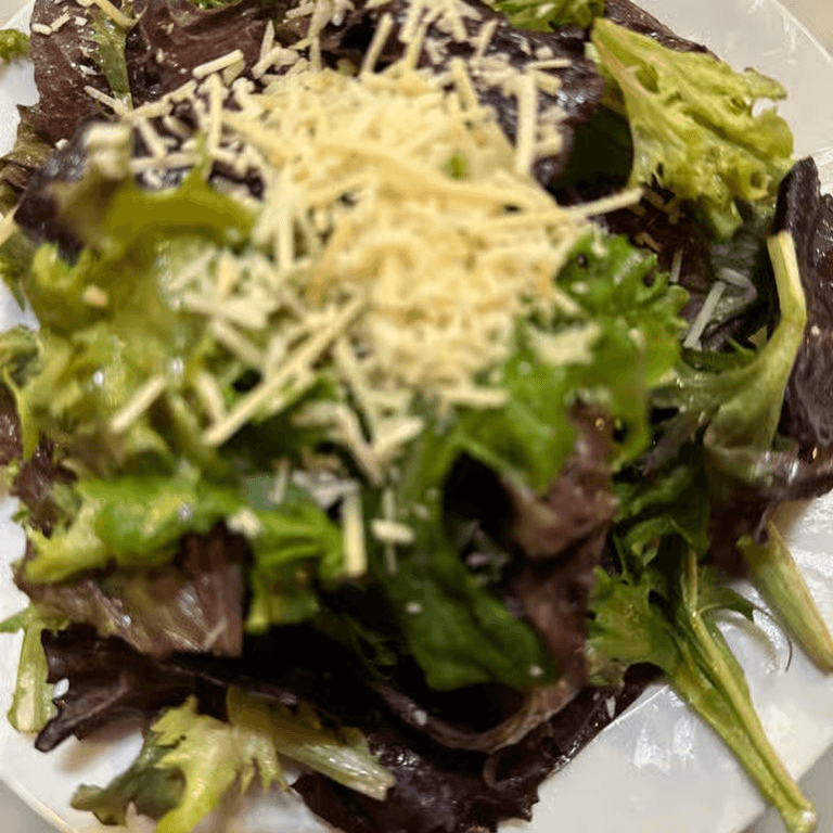 Field greens salad dinner.