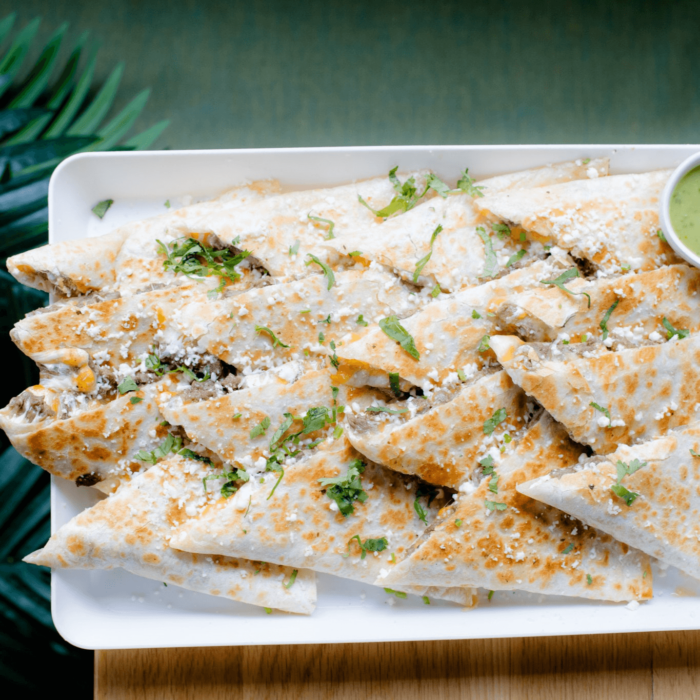 CATERING Steak Quesadilla.