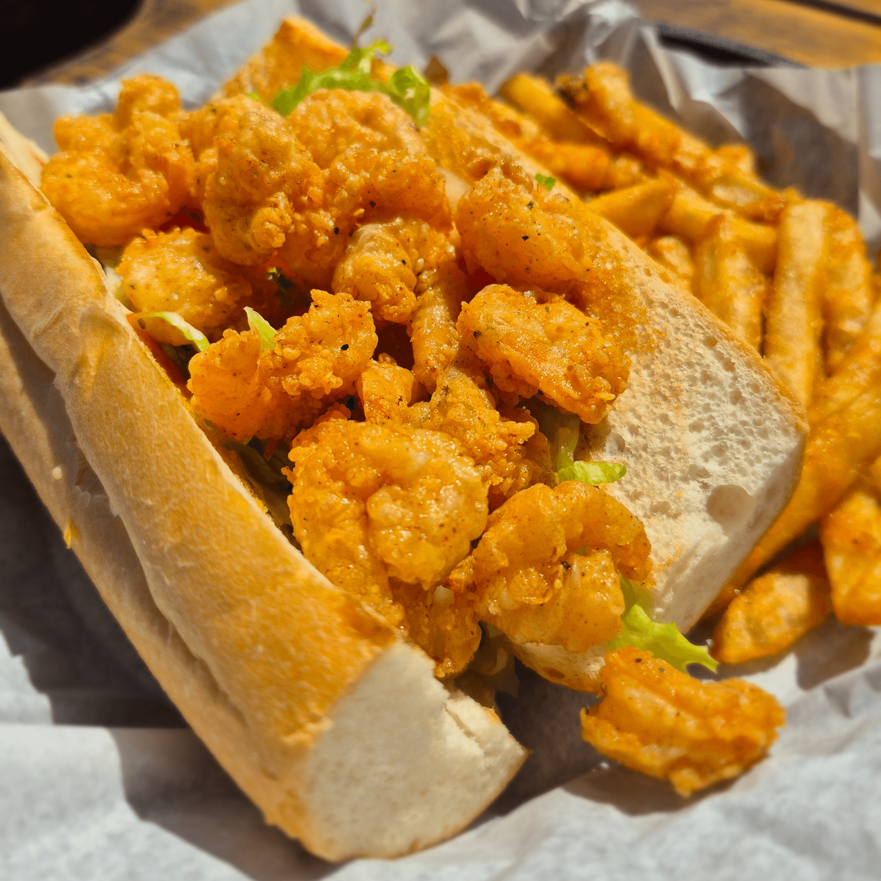 Tuesday - Po-Boy Shrimp or Catfish.
